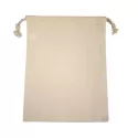 branded Maxi 100% Cotton Drawstring Bag, from our range of promotional Drawstring Bags &amp; Back Sacks