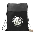 branded Ash Recycled Drawstring Bag, from our range of promotional Drawstring Bags &amp; Back Sacks
