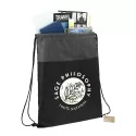 branded Ash Recycled Drawstring Bag, from our range of promotional Drawstring Bags &amp; Back Sacks