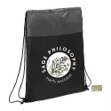 branded Ash Recycled Drawstring Bag, from our range of promotional Drawstring Bags &amp; Back Sacks