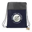 branded Ash Recycled Drawstring Bag, from our range of promotional Drawstring Bags &amp; Back Sacks