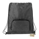 branded Ash Recycled Packable Drawstring Bag, from our range of promotional Drawstring Bags &amp; Back Sacks