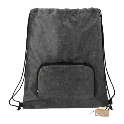 branded Ash Recycled Packable Drawstring Bag, from our range of promotional Drawstring Bags & Back Sacks