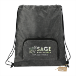 Drawstring Bags &amp; Back Sacks  - Ash Recycled Packable Drawstring Bag