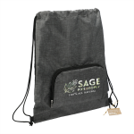 Drawstring Bags &amp; Back Sacks  - Ash Recycled Packable Drawstring Bag