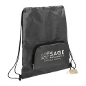 branded Ash Recycled Packable Drawstring Bag, from our range of promotional Drawstring Bags &amp; Back Sacks