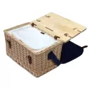 branded Trekk Wicker Basket With Picnic Table, from our range of promotional Picnic Sets