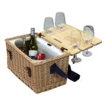 Picnic Sets  - Trekk Wicker Basket With Picnic Table
