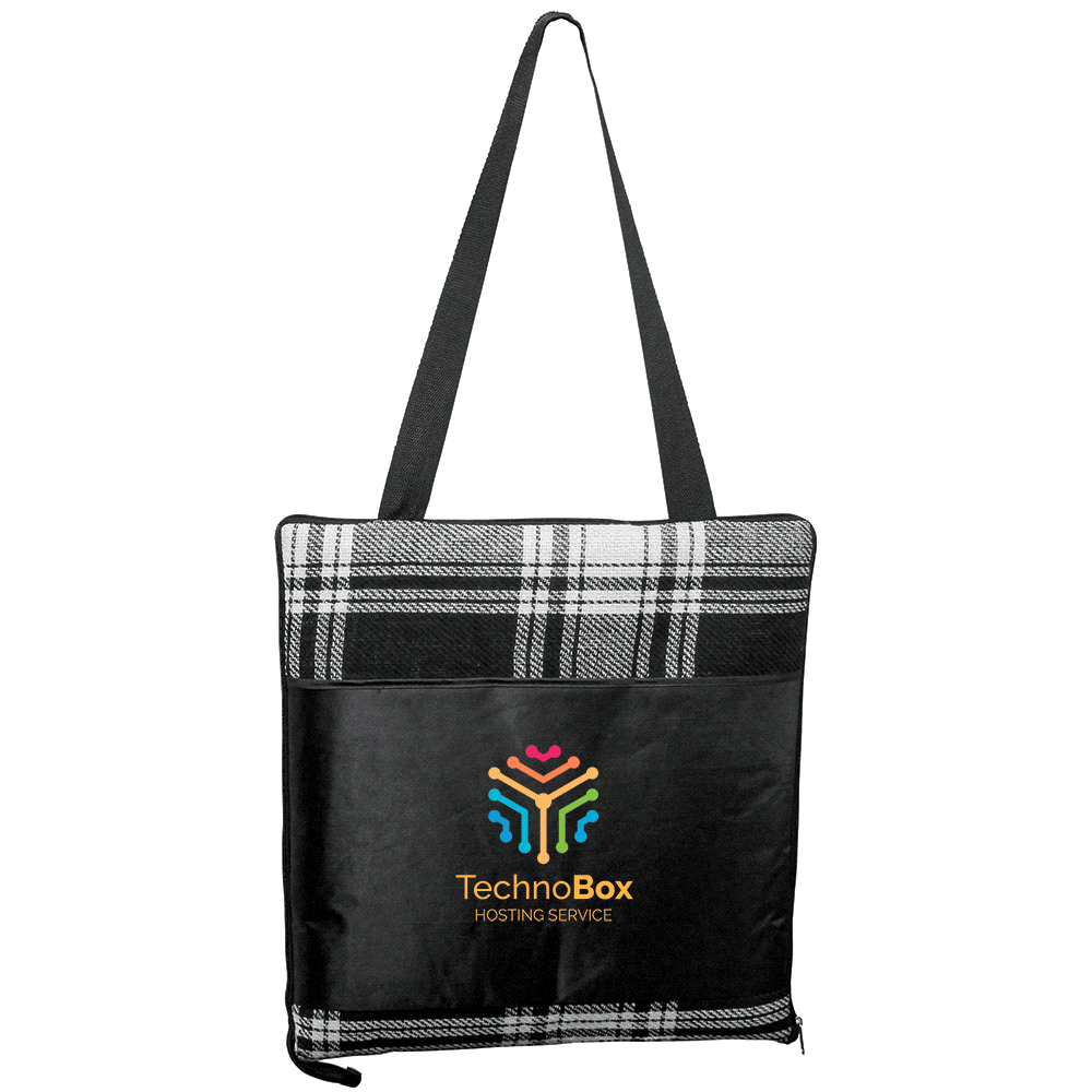 branded Large Picnic Rug with Waterproof Backing, from our range of promotional Picnic Blankets