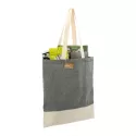 branded Split Recycled 150ml Cotton Twill Convention Tote, from our range of promotional Cotton &amp; Calico Tote Bags