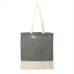 branded Split Recycled 150ml Cotton Twill Convention Tote, from our range of promotional Cotton &amp; Calico Tote Bags