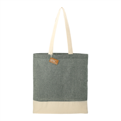 branded Split Recycled 150ml Cotton Twill Convention Tote, from our range of promotional Cotton & Calico Tote Bags