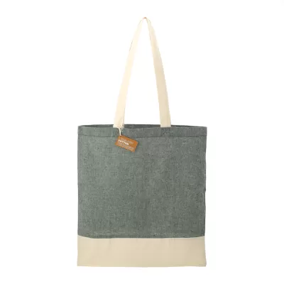 branded Split Recycled 150ml Cotton Twill Convention Tote, from our range of promotional Cotton & Calico Tote Bags