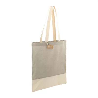 branded Split Recycled 150ml Cotton Twill Convention Tote, from our range of promotional Cotton & Calico Tote Bags
