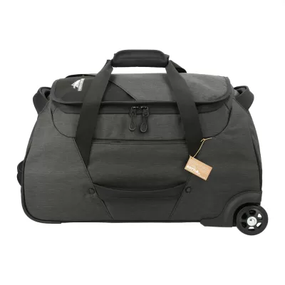 branded High Sierra Forester RPET 22inch Wheeled Duffel, from our range of promotional Travel & Trolley Bags