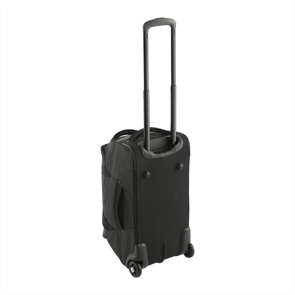 branded High Sierra Forester RPET 22inch Wheeled Duffel, from our range of promotional Travel & Trolley Bags