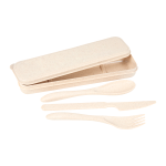 branded Bamboo Fiber Cutlery Set in Carry Case, from our range of promotional Homeware Products