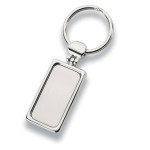 branded Rectangular Metal Keyring, from our range of promotional Metal Keyrings