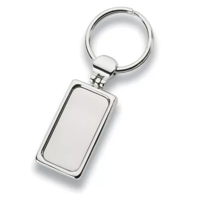 branded Rectangular Metal Keyring, from our range of promotional Metal Keyrings