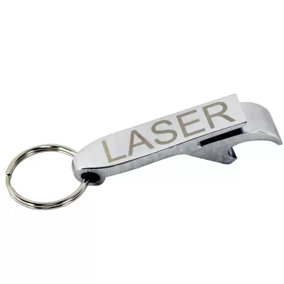 branded Tao bottle and can opener keyring, from our range of promotional Metal Keyrings