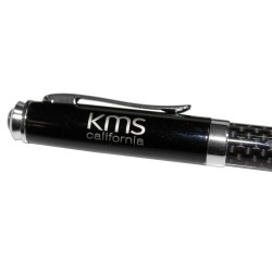 branded Black Top Carbon Fibre Ballpoint Pen, from our range of promotional Metal Promotional Pens