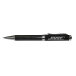 branded Black Top Carbon Fibre Ballpoint Pen, from our range of promotional Metal Promotional Pens