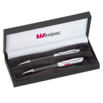 branded Silver Top Carbon Fibre Ballpoint Pen, from our range of promotional Metal Promotional Pens