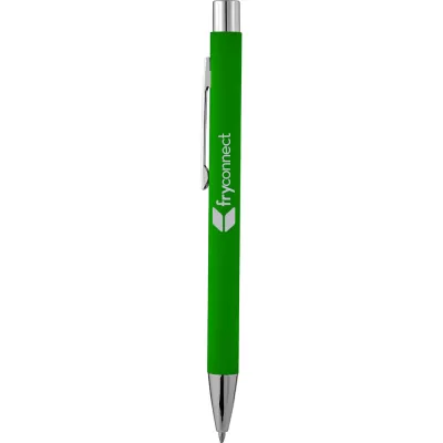 branded The Maven Soft Touch Metal Pen, from our range of promotional Metal Promotional Pens