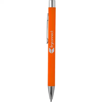 branded The Maven Soft Touch Metal Pen, from our range of promotional Metal Promotional Pens