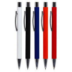 branded Gorica Click Action Ballpoint Pen, from our range of promotional Metal Promotional Pens