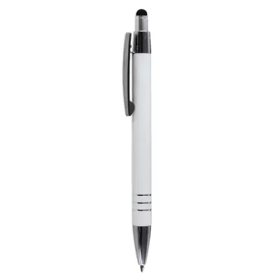 branded Lyon Click Action Ballpoint Pen with Stylus, from our range of promotional Metal Promotional Pens