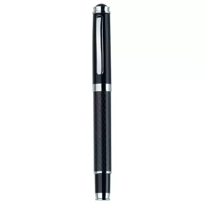 branded Lid-top Carbon Fibre Rollerball Pen, from our range of promotional Metal Promotional Pens