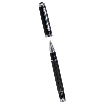 branded Lid-top Carbon Fibre Rollerball Pen, from our range of promotional Metal Promotional Pens