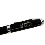 branded Lid-top Carbon Fibre Rollerball Pen, from our range of promotional Metal Promotional Pens