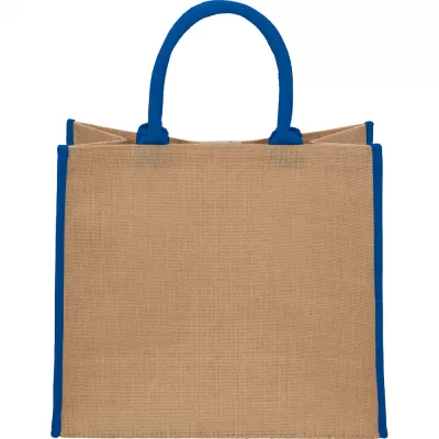 branded Colour Highlighted Large Jute Tote, from our range of promotional Jute Shopping & Tote Bags