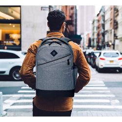 branded Graphite Slim 15inch Laptop Backpack, from our range of promotional Backpacks