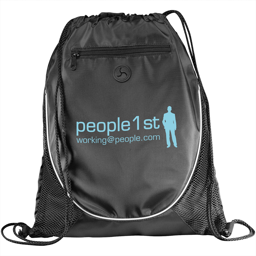branded Peek Drawstring Backpack, from our range of promotional Drawstring Bags & Back Sacks