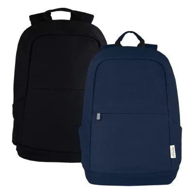 branded Darani GRS Recycled Canvas Anti-theft 15 Inch Laptop Backpack, from our range of promotional Backpacks