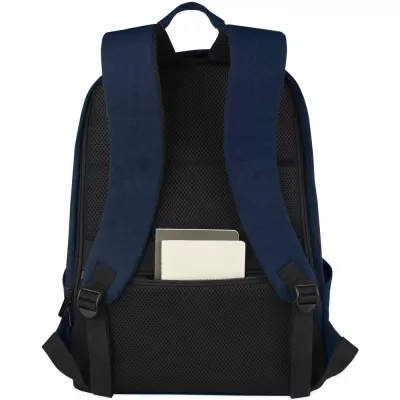 branded Darani GRS Recycled Canvas Anti-theft 15 Inch Laptop Backpack, from our range of promotional Backpacks