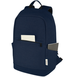 branded Darani GRS Recycled Canvas Anti-theft 15 Inch Laptop Backpack, from our range of promotional Backpacks