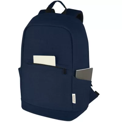 branded Darani GRS Recycled Canvas Anti-theft 15 Inch Laptop Backpack, from our range of promotional Backpacks