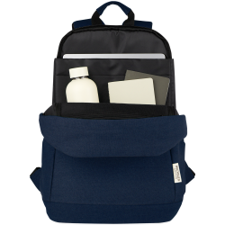 branded Darani GRS Recycled Canvas Anti-theft 15 Inch Laptop Backpack, from our range of promotional Backpacks
