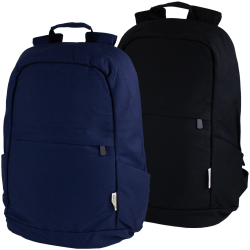 branded Darani GRS Recycled Canvas Anti-theft 15 Inch Laptop Backpack, from our range of promotional Backpacks