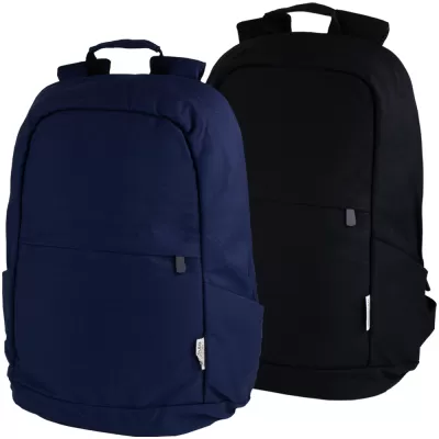 branded Darani GRS Recycled Canvas Anti-theft 15 Inch Laptop Backpack, from our range of promotional Backpacks
