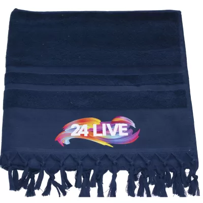 branded Trekk Flat Terry Towel, from our range of promotional Beach Towels