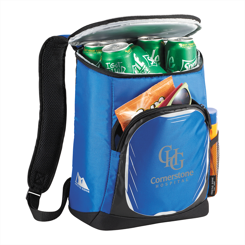 branded Arctic Zone 18 Can Cooler Backpack, from our range of promotional Cooler Bags