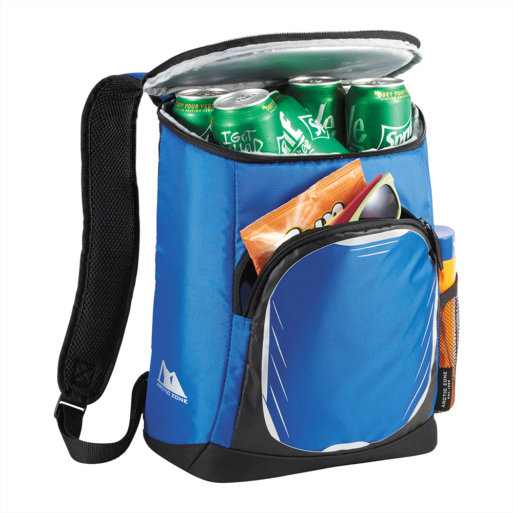 branded Arctic Zone 18 Can Cooler Backpack, from our range of promotional Cooler Bags