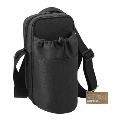 branded Traver RPET Adjustable Bottle Sling Cooler w/ Pouch, from our range of promotional Cooler Bags