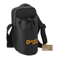 Cooler Bags - Traver RPET Adjustable Bottle Sling Cooler w/ Pouch