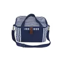 branded Striped Cotton Canvas Cooler, from our range of promotional Cooler Bags